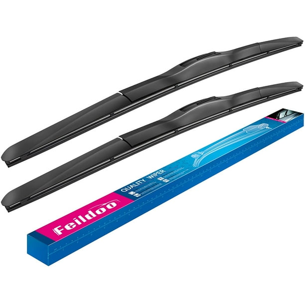 22 set of 2 Feildoo Windshield wiper blades 22 Inch Bracketless Beam J U Hook Wiper Blades 22 set of 2 Feildoo Windshield wiper blades 22 Inch Bracketless Beam J U Hook Wiper Blades